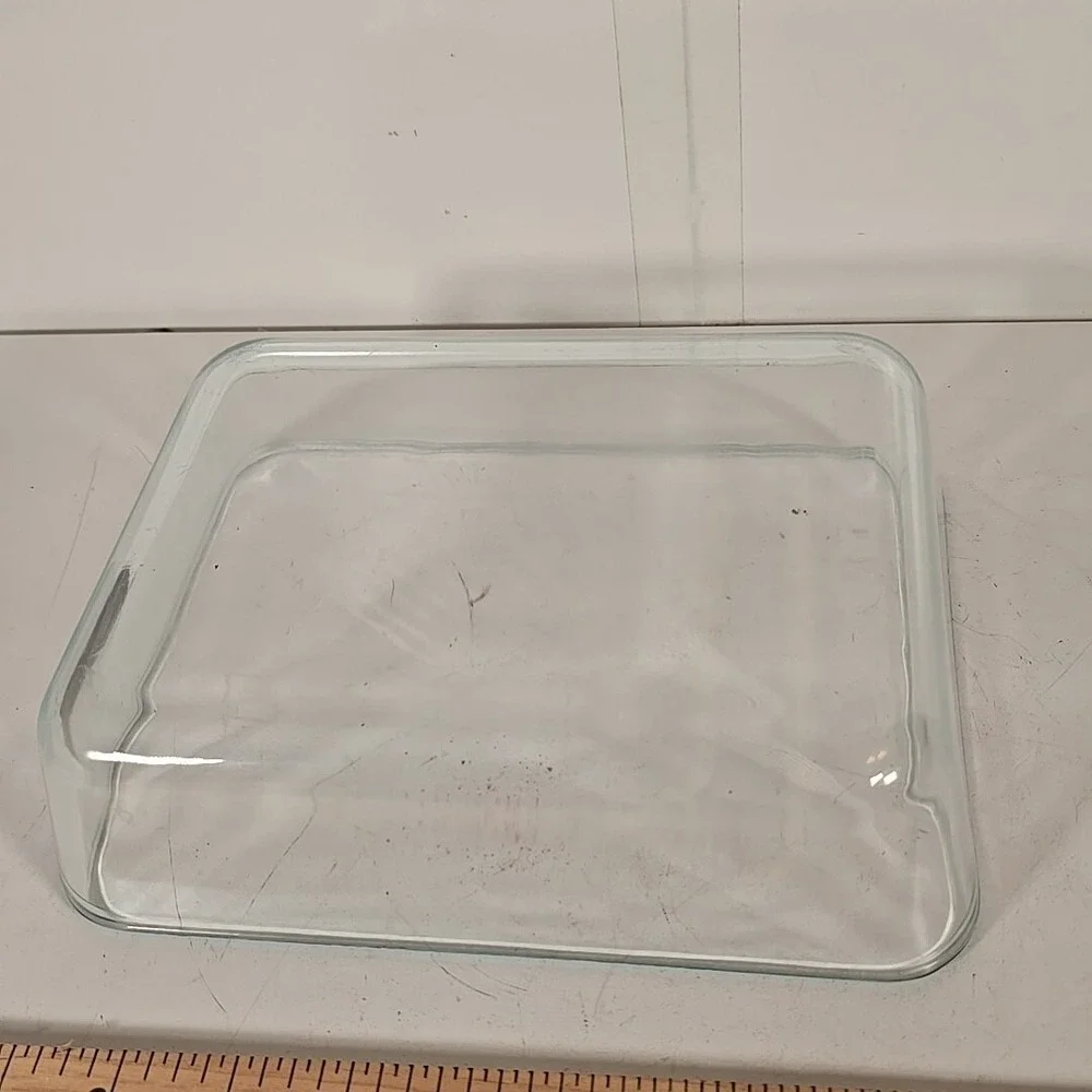 Pyrex 7211 6 Cups Baking Dish Clear Blue Tint‎ Glass
